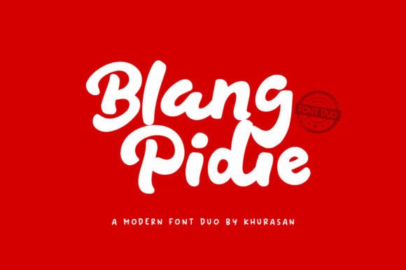 Blang Pidie Duo: A Versatile Handwritten Font Pair for Creative Design