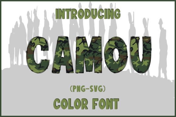 Camou: Bold Camouflage Font for Impact