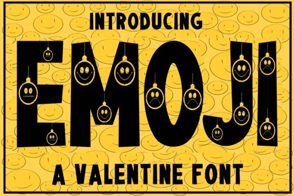 Emoji: A Fun, Modern Decorative Font