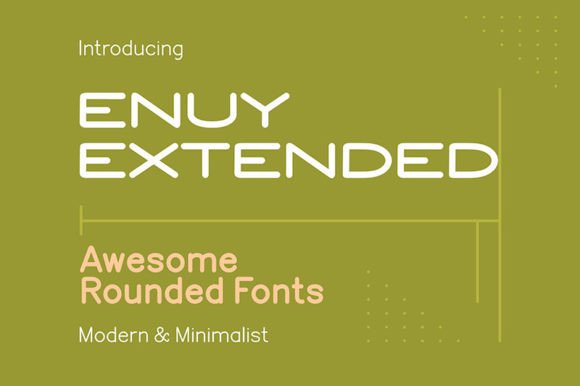 Enuy Extended: A Bold Sans-Serif for Modern Digital Design