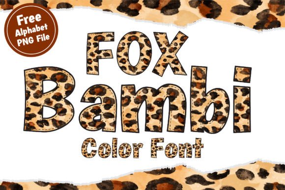 Fox Bambi: Elevate Designs with Color Fonts