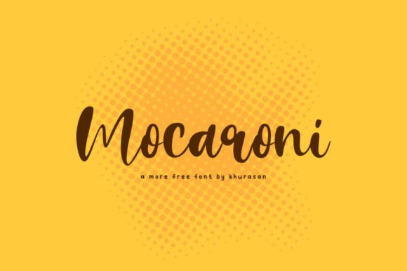Mocaroni: Elevating Your Design Projects with a Modern Script Font