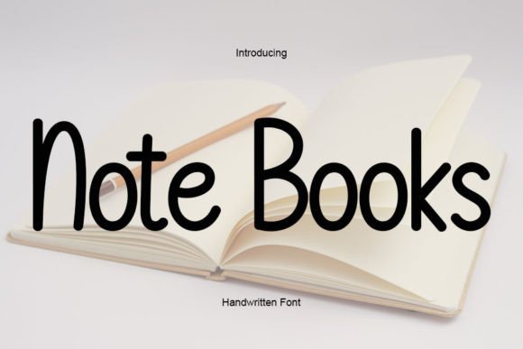 Note Books: Elegant Handwritten Font for Design
