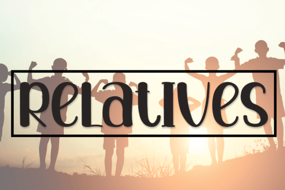 Relatives: A Friendly Handwritten Font