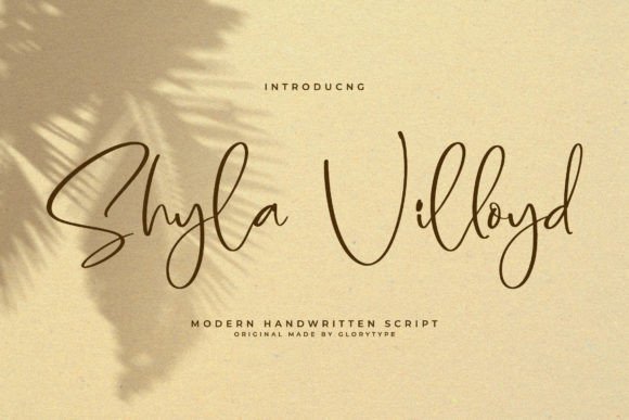 Shyla Villoyd: Elevating Your Design with Elegant Script Typography
