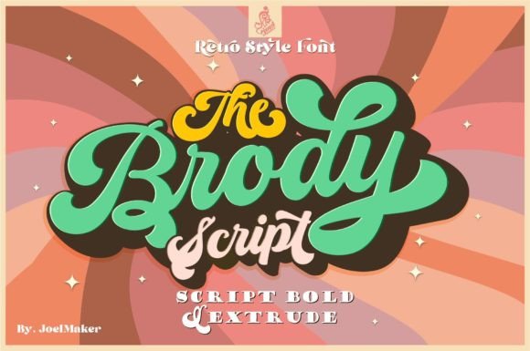 The Brody Script: Evaluating a Bold, Vintage Handwritten Font for Modern Design Projects