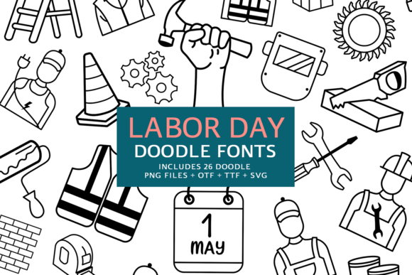 Unlocking Creativity with Labor Day Doodle: A Versatile Font for Makers